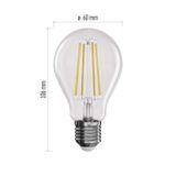 LED žiarovka Filament A60 / E27 / 7,5 W (75 W) / 1 055 lm / teplá biela