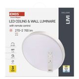 LED svietidlo LIVI 50 cm, 45 W, teplá-studená biela, stmievateľné s diaľkovým ovládaním