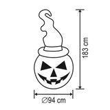 183cm - Nafukovacia tekvica Halloween