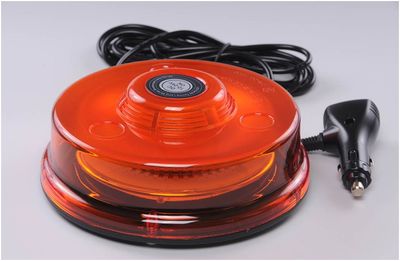 AUTOLAMP maják LED magnetický 12V-24V oranžový nízky 48 SMD5730