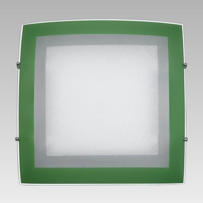 ARCADA Stropné svietidlo 2xE27/60W, 39x39, zelené