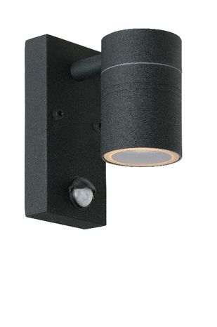 ARNE-LED - Nástenný reflektor pre vonkajšie požitie - priemer 6,3 cm - LED - GU10 - 1x5W 2700K - IP44 - Čierny