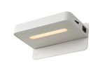 ATKIN - Nočná lampa - LED - 1x5W 2700K - s USB nabíjaním - biela