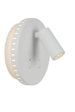 BENTJER - Nástenné svietidlo - priemer 14 cm - LED - 3000K - biela