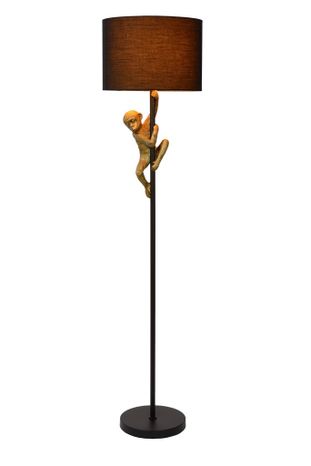 EXTRAVAGANZA CHIMP - Stojacia lampa - priemer 35 cm - 1xE27 - čierna
