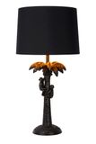 EXTRAVAGANZA COCONUT - Stolná lampa - priemer 30,5 cm - 1xE27 - Čierna