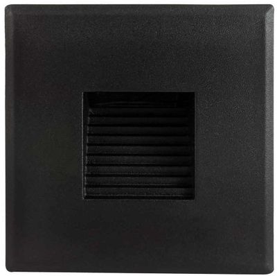 DECENTLY S2 Black 1,5W NW 40/75lm - Múrové vstavané LED svietidlo