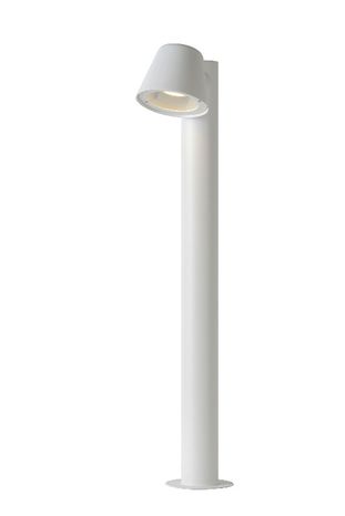 DINGO-LED - Stĺpik do exteriéru - LED stmievatelná - GU10 - 1x5W 3000K - IP44 - Biele