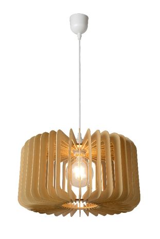 ETTA - Závesné svietidlo - priemer 39 cm - 1xE27 - svetlé drevo