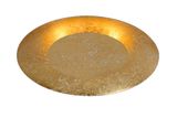 FOSKAL - Prisadené stropné svetlo - priemer 34,5 cm - LED - 1x12W 2700 - Matné zlato / Pattina