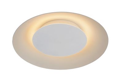 FOSKAL - Prisadené stropné svetlo - priemer 34,5 cm - LED - 1x12W 2700K - biela