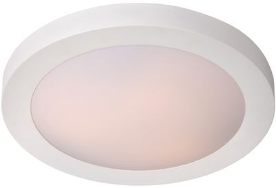 FRESH - Prisadené stropné osvetlenie do kúpeľne - priemer 35 cm - 2xE27 - IP44 - biela