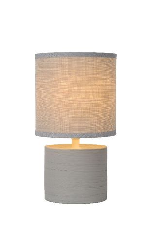 GREASBY - Stolná lampa - priemer 14 cm - 1xE14 - Šedé