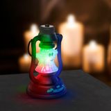 Halloweenska LED lampa s efektom smiechu - duch - na batérie