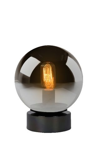 JORIT - Stolná lampa - priemer 20 cm - 1xE27 - Dymová šedá