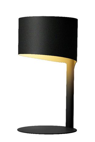KNULLE - Stolná lampa - priemer 15 cm - 1xE14 - čierna