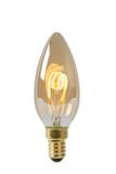LED žiarovky - Žiarovka - priemer 3,5 cm - LED stmievatelná - E14 - 1x3W 2200K - Jantárová