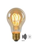 LED žiarovka nočný senzor - Žiarovka Exteriérové - priemer 6 cm - LED - E27 - 1x4W 2200K - Jantárová