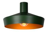 CARDIFF - Prisadené stropné svietidlo - priemer 40 cm - 1xE27 - zelené