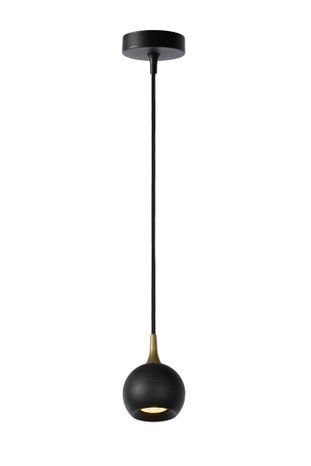 FAVORI - Závesné svietidlo - priemer 9 cm - 1xGU10 - Čierne