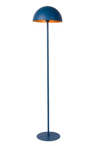SIEMON - Stojacia lampa - priemer 35 cm - 1xE27 - Modrá