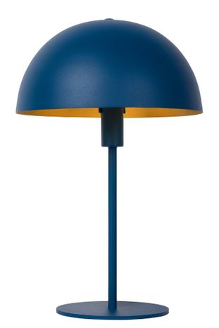 SIEMON - Stolná lampa - priemer 25 cm - 1xE14 - Modrá