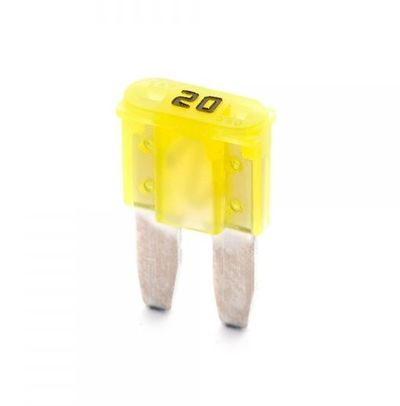 ELED Micro II úzka nožová poistka 20A - žltá