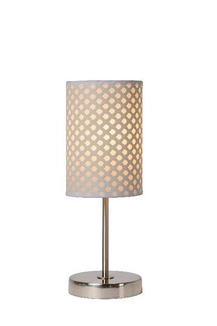 MODA - Stolná lampa - priemer 13 cm - 1xE27 - Biela