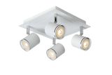 RILOU - Stropné bodové osvetlenie - LED stmievatelná - GU10 - 4x5W 3000K - biela