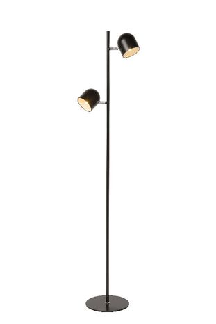SKANSKA - Stojacia lampa - LED stmievatelná - 2x5W 3000K - Čierna