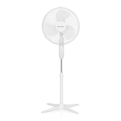 Stojanový ventilátor - Ø38 cm - biely