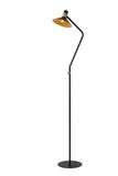 PEPIJN - Stojacia lampa - priemer 23 cm - 1xE14 - 3 krokové stmievanie - Čierny