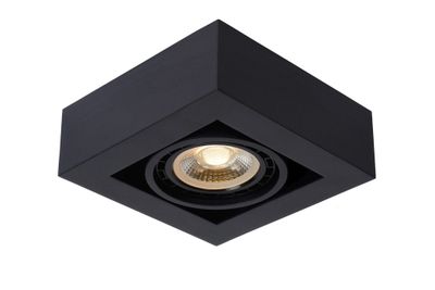 ZEFIX - Stropné bodové osvetlenie - LED stmievanie do teplej farby - GU10 - 1x12W 2200K / 3000K - čierna