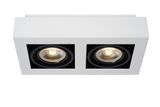 ZEFIX - Stropné bodové osvetlenie - LED Stmievanie do teplej farby - GU10 - 2x12W 2200K / 3000K - biela