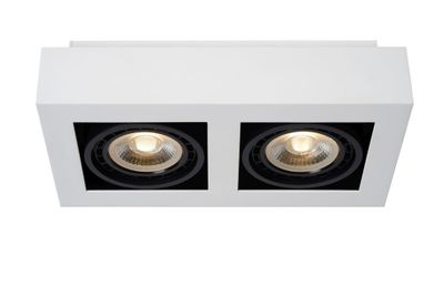 ZEFIX - Stropné bodové osvetlenie - LED Stmievanie do teplej farby - GU10 - 2x12W 2200K / 3000K - biela