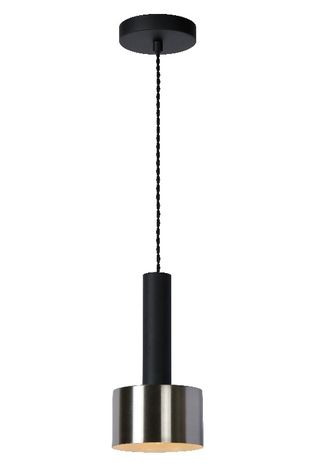Teun - Závesné svietidlo - priemer 13 cm - 1xE27 - čierna