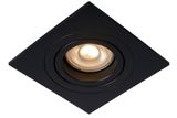 TUBE - Zapustené bodové svetlo - 1xGU10 - čierna