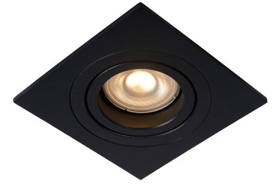 TUBE - Zapustené bodové svetlo - 1xGU10 - čierna