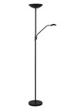 ZENITH - Stojanová lampa na čítanie - priemer 25,4 cm - LED stmievatelná - 3000K - čierna