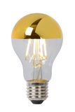 LED žiarovka - priemer 6 cm - LED stmievatelná - E27 - 1x5W 2700K - Zlate