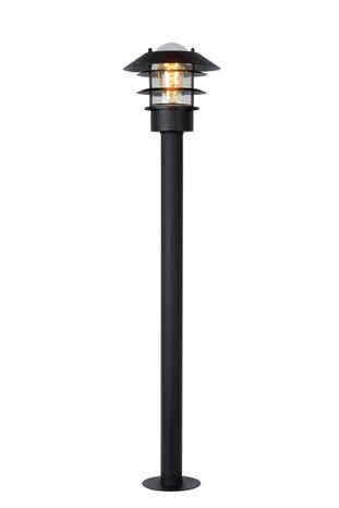 ZICO - Stĺp verejného osvetlenia - priemer 21,8 cm - 1xE27 - IP44 - Čierny