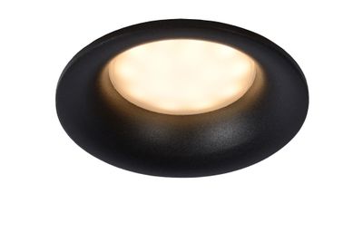 ZIVA - Zapustené bodové svietidlo do kúpeľne - priemer 8,5 cm - 1xGU10 - IP44 - Čierne